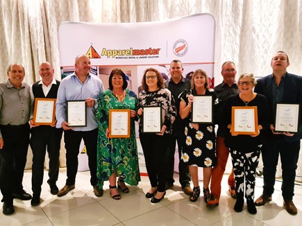 Awards Night a Winner for Apparelmaster Team
